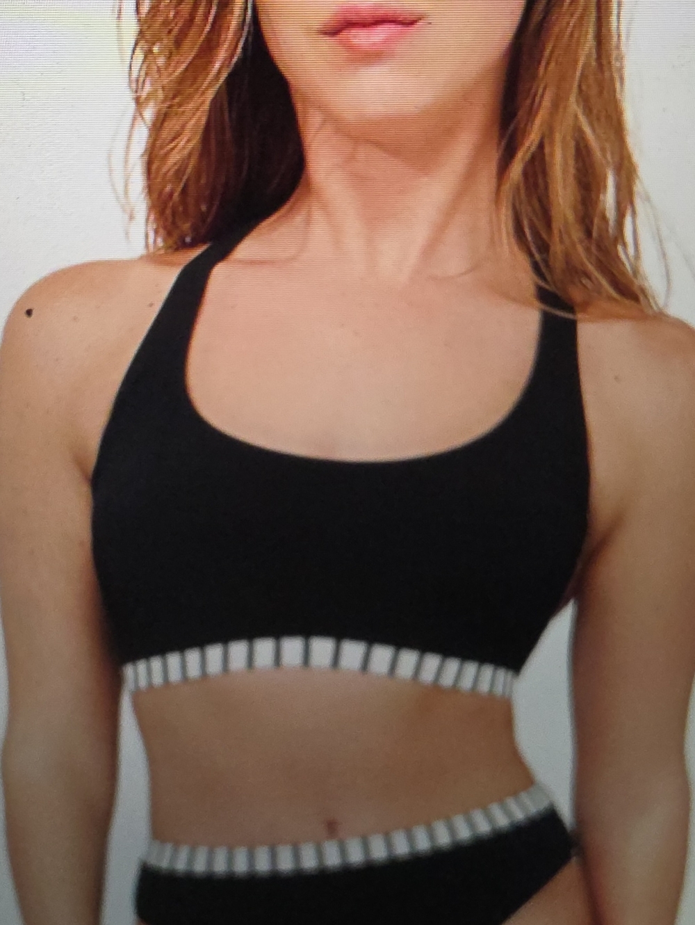 GOTTEX Free Sport Coco Scoop Neck Bikini Top Size 40D